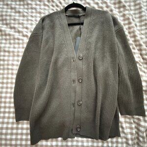 Jenni Kayne | Cashmere Cocoon Cardigan | Small | 100% Cashmere | Olive | NWT